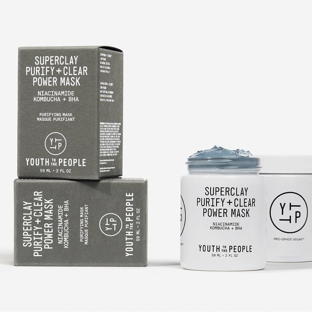 YOUTH TO THE PEOPLE - Superclay Purify + Clear Power Mask